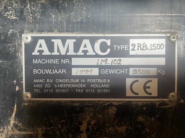 Amac 2RB 1500 Bunkerrooier