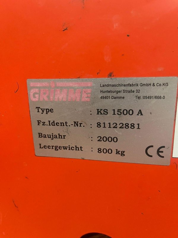 Grimme KS1500